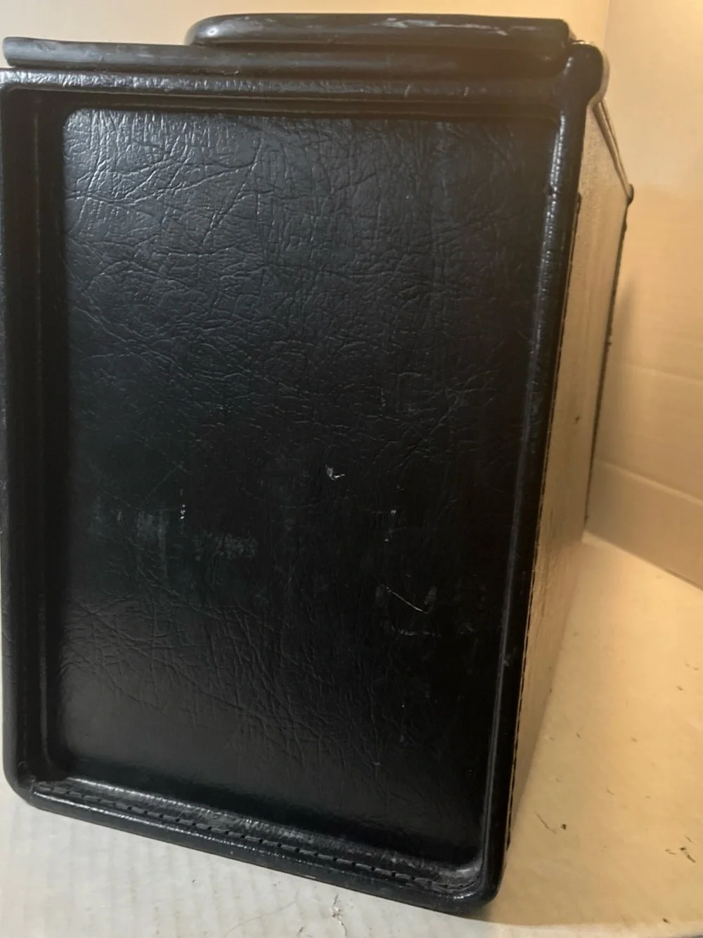 Classic Black Catalog Case with Gold Hardware